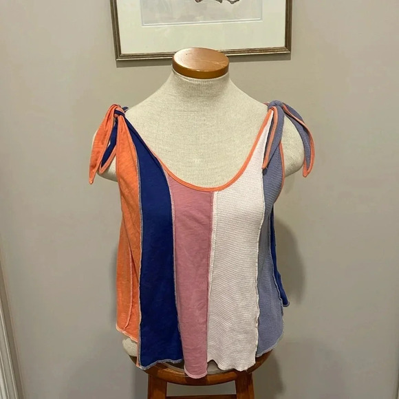 We The Free - Carousel Tank - Blue/Pink/Peach - Size X-Small - Gently Used!! - Picture 4 of 11